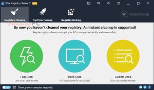 Wise Registry Cleaner Pro 10.7.1.698 Crack +Latest License key...